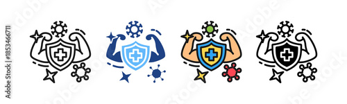 Body Protection multiple icon