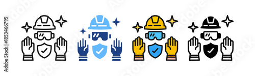 Protection Gear multiple icon