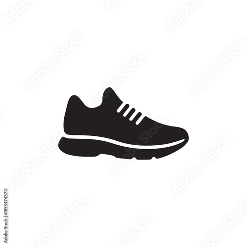 running shoes vector icon