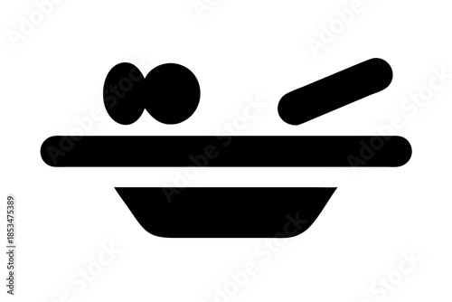 Modern Kitchen Food Illustration  Clean Vector  Wh (3) Vector Illustration