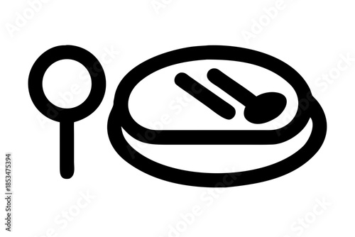 Simple Food Styling Illustration  Flat Vector  Iso Vector Illustration