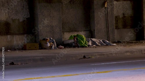 Homeless encampment in Los Angeles