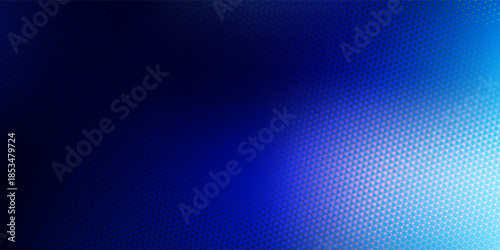 This abstract design showcases a 3D structure in shades of blue, perfect for creating a tech-savvy digital atmosphere.