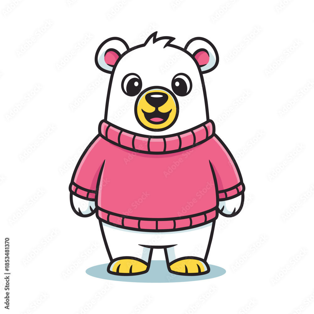 Obraz premium Cozy polar bear