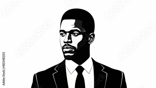 Professional Businessman in Formal Suit Portrait.