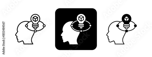 Savvy  Solid color and black line drawing vector illustration set