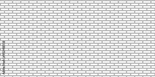 Texture brickwork block white concrete stucco isolated cement wall row urban interior limestone brick faced home and kitchen vintage wallpaper background.