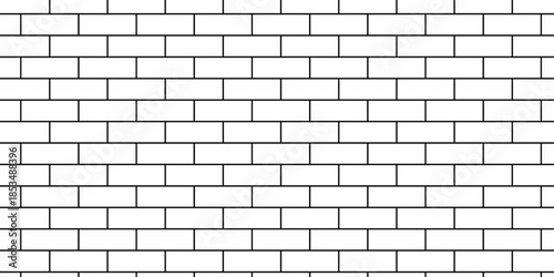 Texture brickwork block white concrete stucco isolated cement wall row urban interior limestone brick faced home and kitchen vintage wallpaper background.