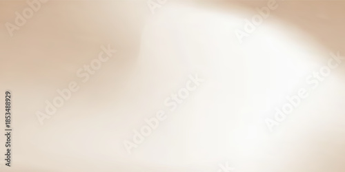 Subtle beige gradient background. Rough neutral liquid wallpaper. Universal nude color texture for banners, flyers, and presentations. Blurred abstract background cover. Vector illustration.