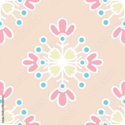 pattern, seamless, quatrefoil, tulip, flower, floral, geometric, moorish, arabesque, minimalist, modern, wallpaper, background, texture, grey, white, pastel, vector, illustration, design, decorative, 