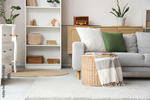 Interior of stylish living ...