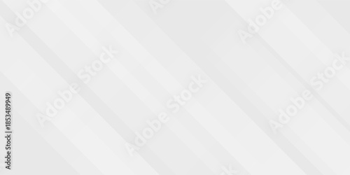 White abstract background with line pattern, banner design. Vector 16:9