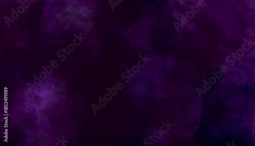 Abstract Dark Purple Watercolor Texture Background