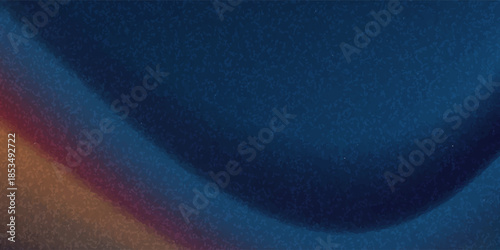 Texture blue orange red grainy texture background abstract vibrant color wave shape black backdrop noisy wide banner art