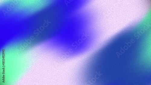 Abstract background with smooth blue, green, and light purple gradient colors and a subtle grainy texture, creating a soft and ethereal visual effect.