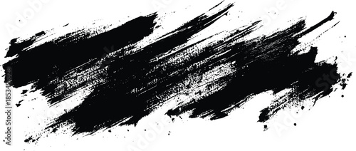 Vector paint brush spot Hand painted background Ink scribble dab clipart. 