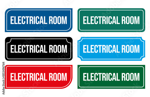 Electrical Room Door Sign Illustration Printable Door Signs for utility rooms