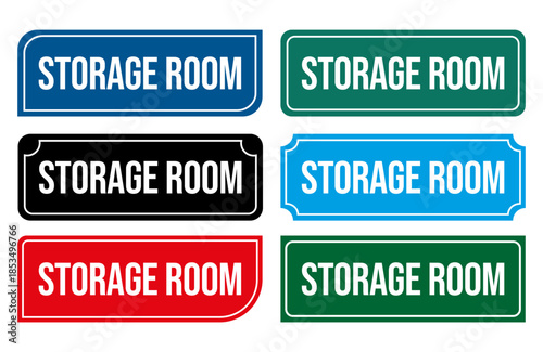 Storage Room Door Sign Illustration Printable Door Signs for storage areas