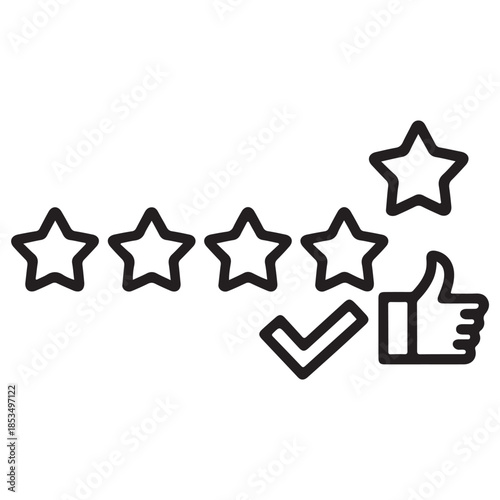 Customer Review and Rating Business Concept