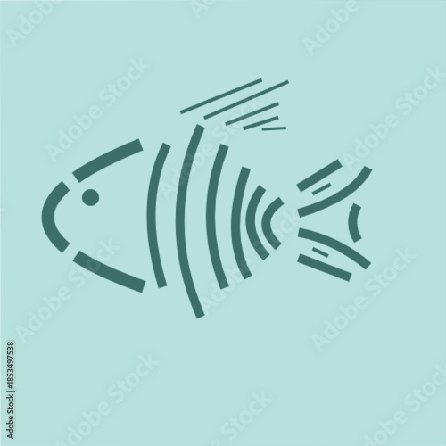 Simple Aquatic Animal Icon