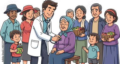 medical, doctor ,health, family, woman