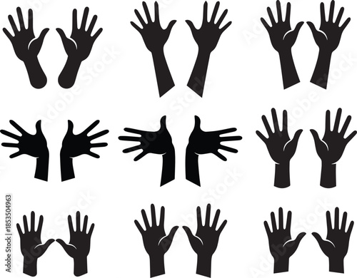 Hands floating in mid-air with a sense of weightlessness