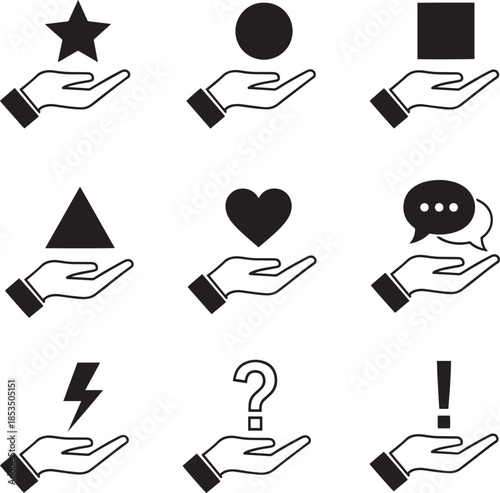 Hands holding object