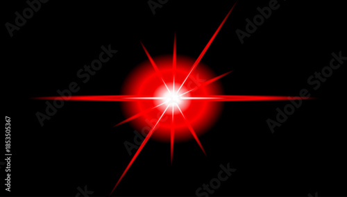 Star glow rays of blue light on transparent background.Overlay template light star png.