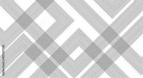 Abstract white and grey background. Design elements. Design elements. Curved sharp corners many streak. 