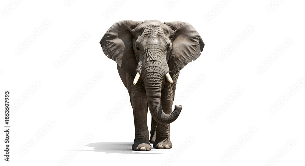 Obraz premium elephant isolated on white