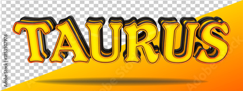 futuristic geometry 3d render isolated taurus