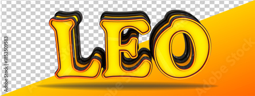 futuristic geometry 3d render isolated leo