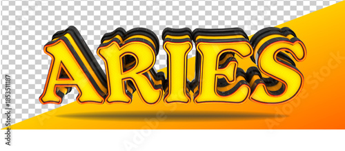 futuristic geometry 3d render isolated aries