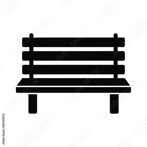 Bench Icon Vector Illustration