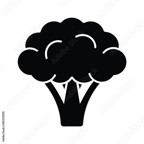 Broccoli Icon Vector Illustration