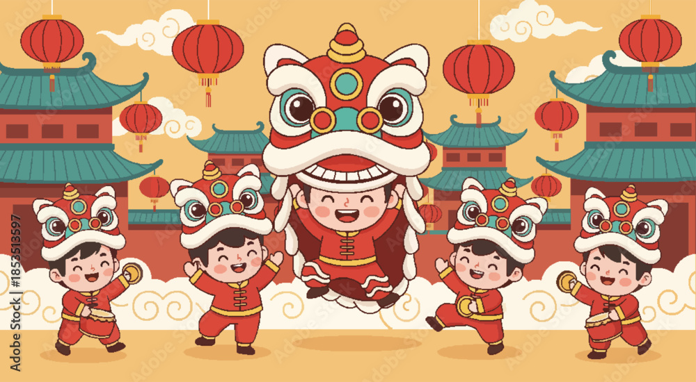 Obraz premium VEKTOR CINA