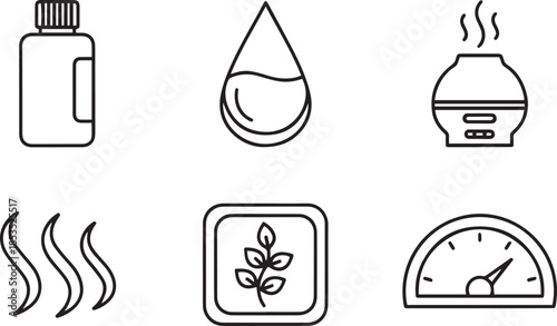 Essential oil and aromatherapy bottle drop humidifier