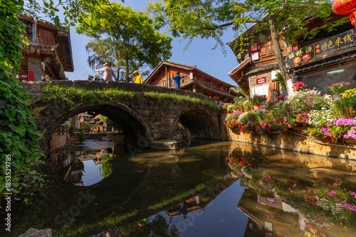 Photos Dashi bridge in lijiang old town in Lijiang, China.