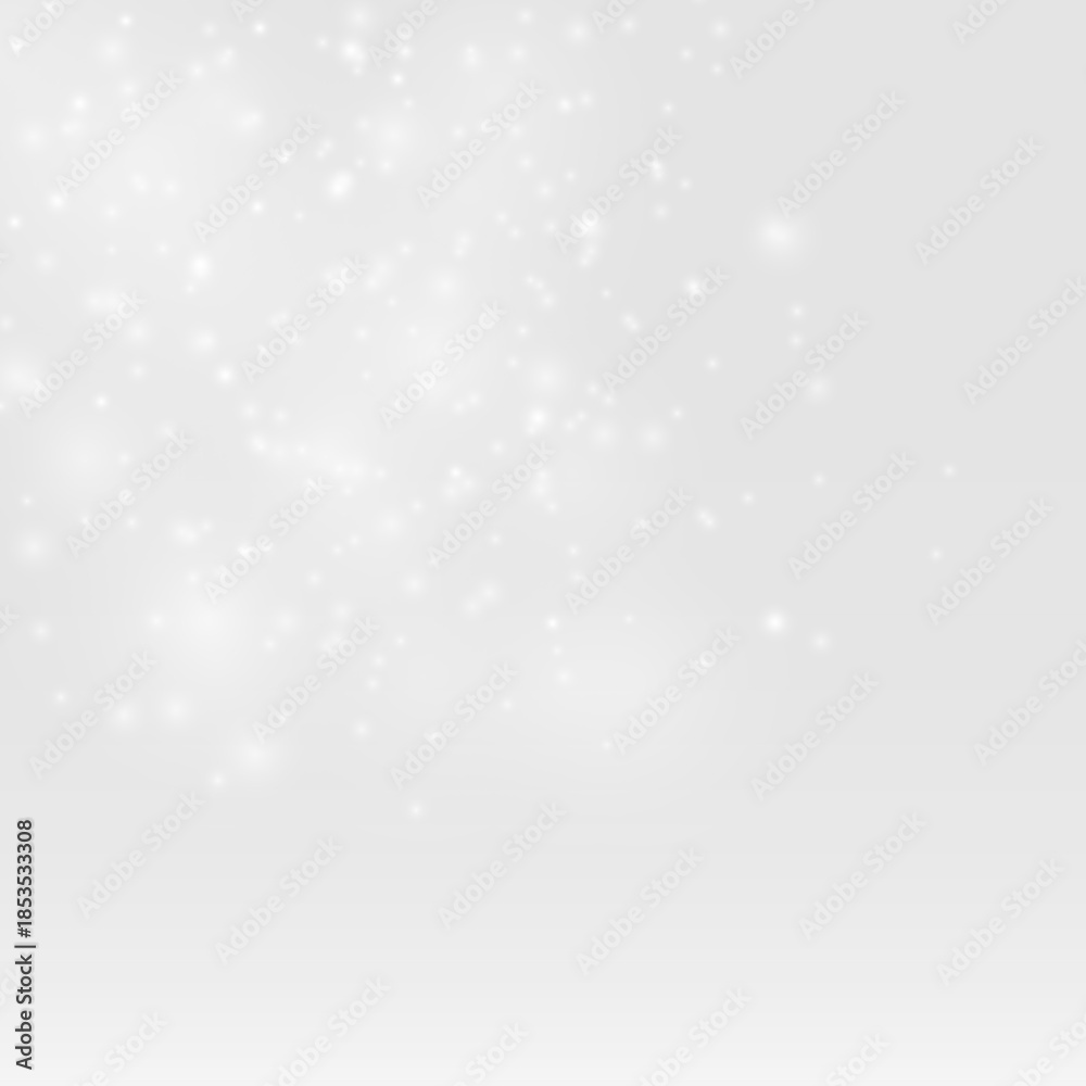 Fototapeta premium Delicate white dust texture glows softly with smooth floating motion. Minimal sparkle adds elegance and purity. Perfect for refined visual accents PNG