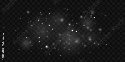 White dust sparkles float softly, producing a calm luminous texture. Minimal highlights enhance depth without distraction. Ideal for clean abstract vector art VECTOR