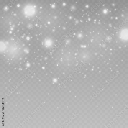 White dust haze drifts slowly, creating a soft radiant mist. Gentle motion adds balance and visual depth. Ideal for abstract vector compositions VECTOR