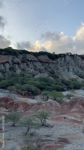 Kelabbamaja canyon at sabu island, small island of Indonesia