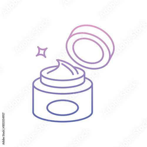 Skincare Cream icon clean and modern vector illustration