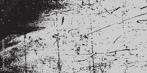 Abstract Black And White Grayscale Texture With Lines, Cracks, And Rough Pattern