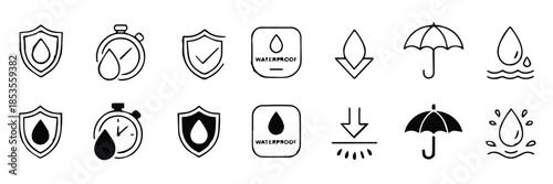 waterproof badge and symbol collection for apparel electronics gear