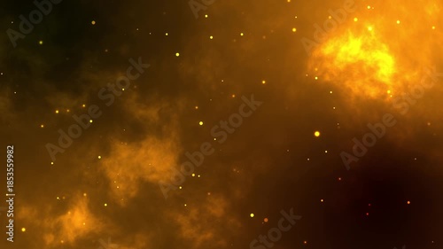 Gold Particle background Animation Motion Design. 