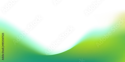 Landscape with design green mountains. Mountainous terrain. Abstract nature background.