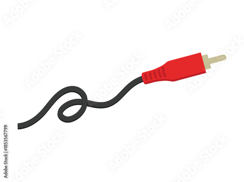 Hand Drawn RCA Audio Cable 
