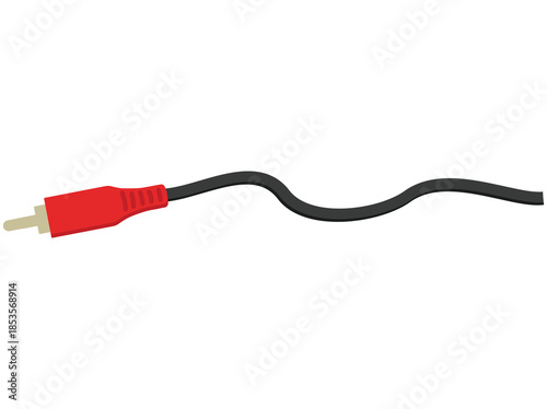 RCA Connector Cable Clip Art