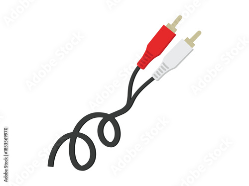RCA Connector Cable Clip Art